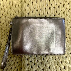 David Jones Silver Wristlet 9 1/2” by 7”